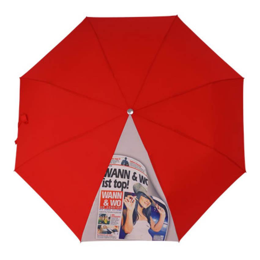 Paraguas plegable sencillo con funda impresa