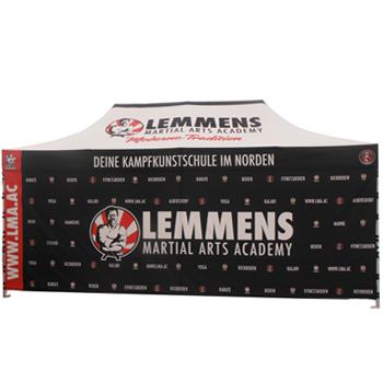 Impresión personalizada de carpas para eventos a partir de una sola unidad