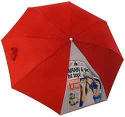 Sublimationsdruck auf Regenschirm