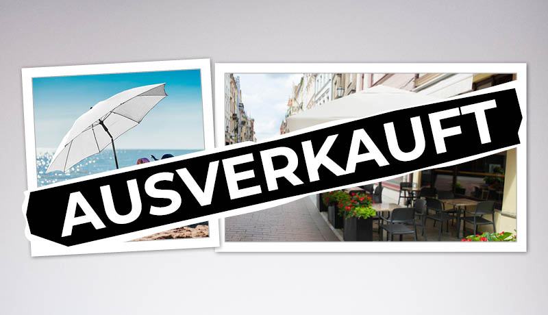 AUSVERKAUFT! Sonnenschirm ABVERKAUF