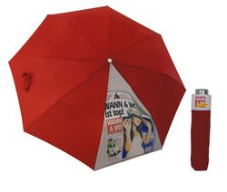 Regenschirm mit Futteral bedruckt