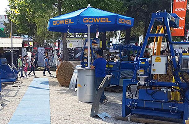 Sombrillas móviles para eventos