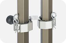 There are many different variants. Each wall can be equipped with windows or doors or be completely closed.