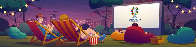 Sdraio per cinema all'aperto e public viewing