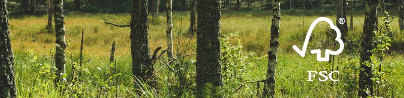 Madera de origen responsable. Garantizada con el sello FSC