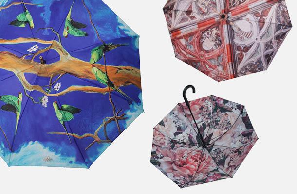Paraguas con impresión integral