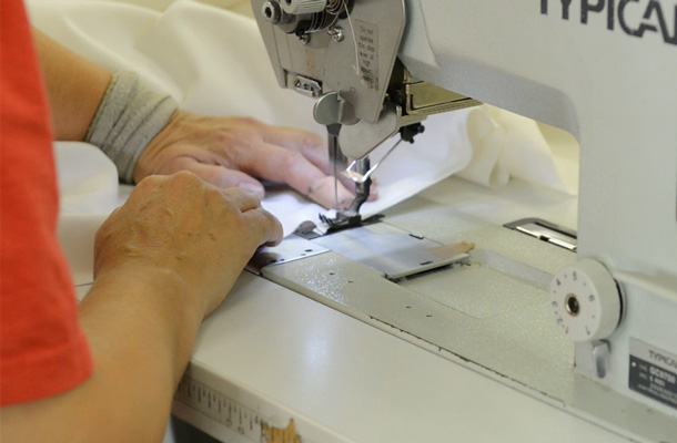 Produzione degli ombrelloni - sei fasi